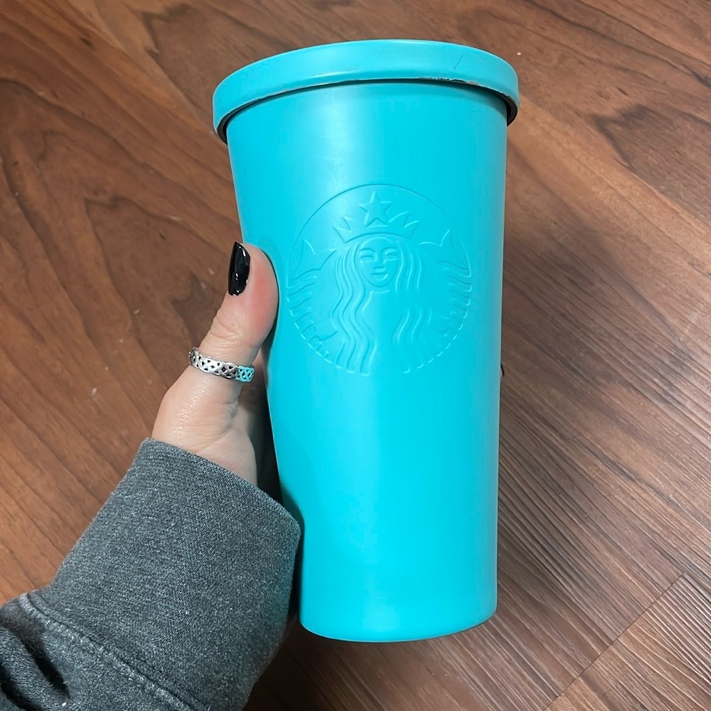 Starbucks Matte Turquoise Grande Tumblr